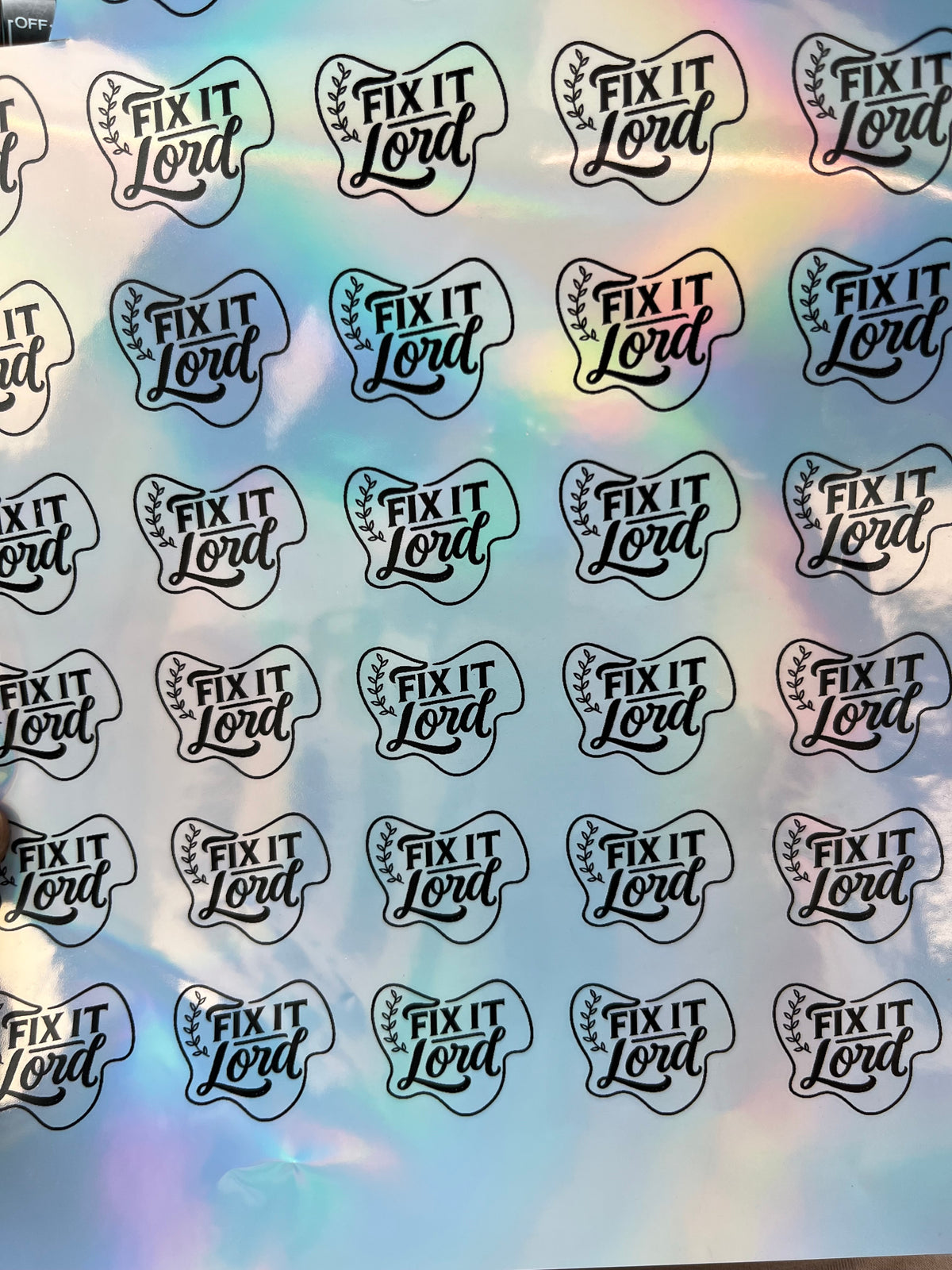 Fix-It-Lord Mini Sticker