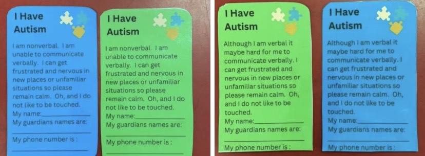 Autism Cards